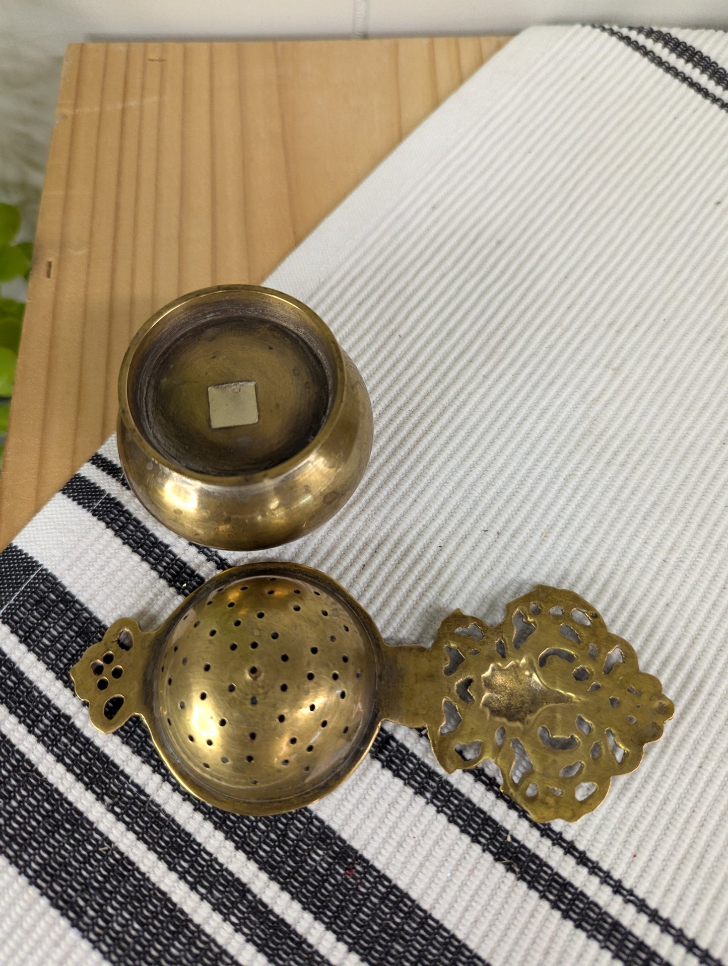 Brass Tea Strainer