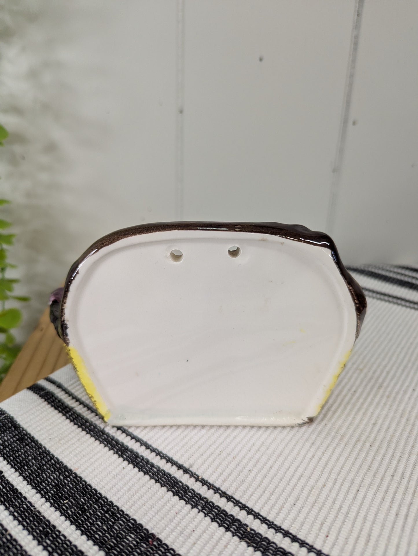 Scrub brush holder