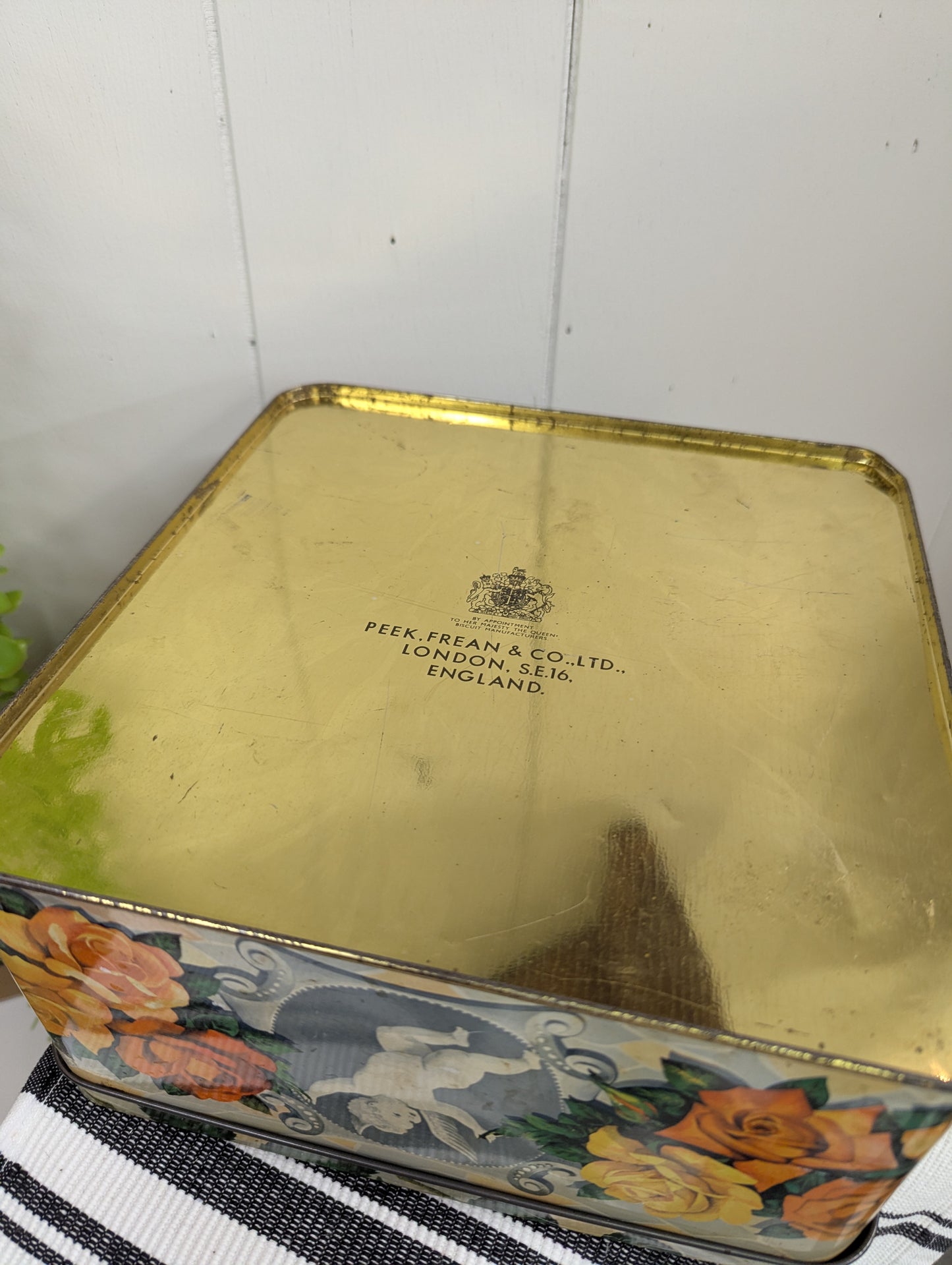 Peak Frean's Floral Biscuit Tin
