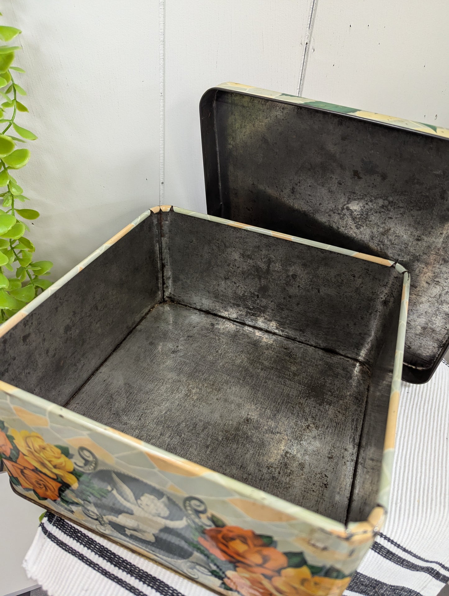 Peak Frean's Floral Biscuit Tin
