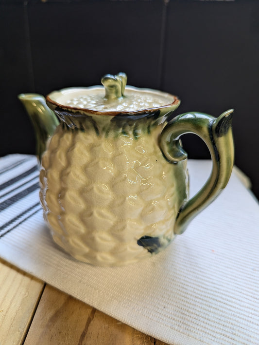 Majolica Cauliflower Teapot