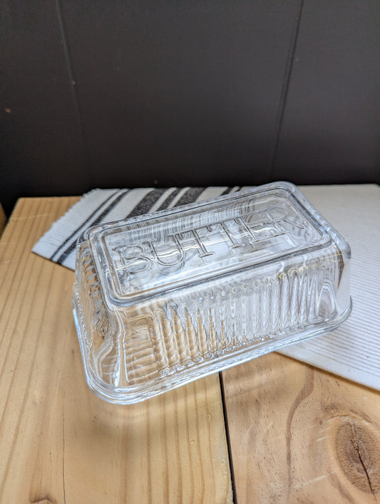 Glass Butter Dish