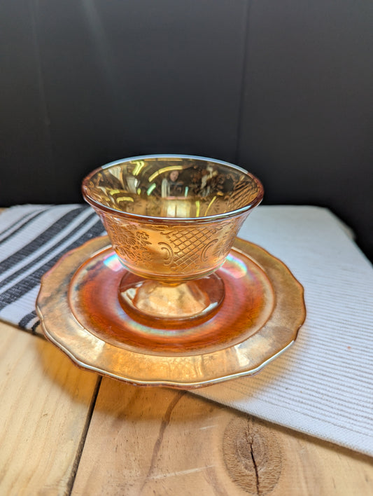 Federal Glass Company Normandie Glass Dessert Cup