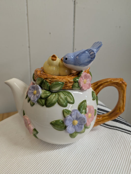 Spring Birds Tea Pot