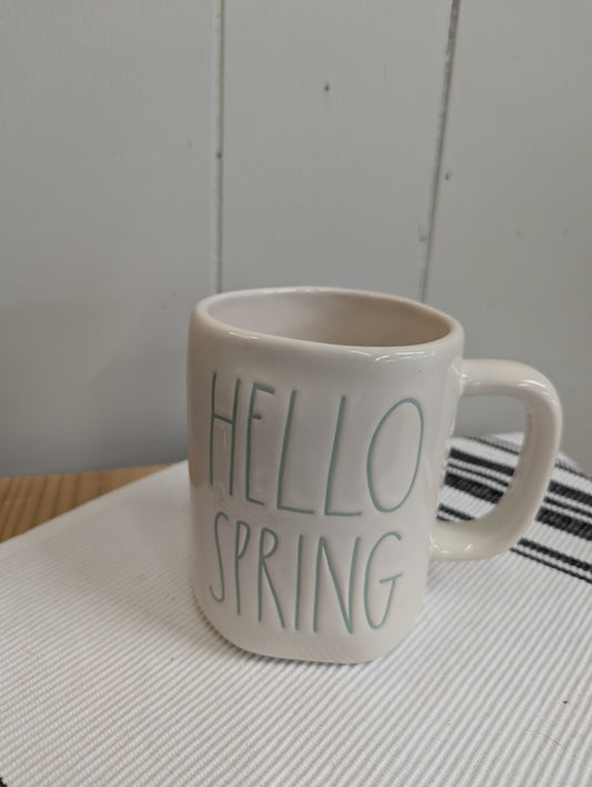 Rae Dunn Hello Spring Tea or Coffee Cup