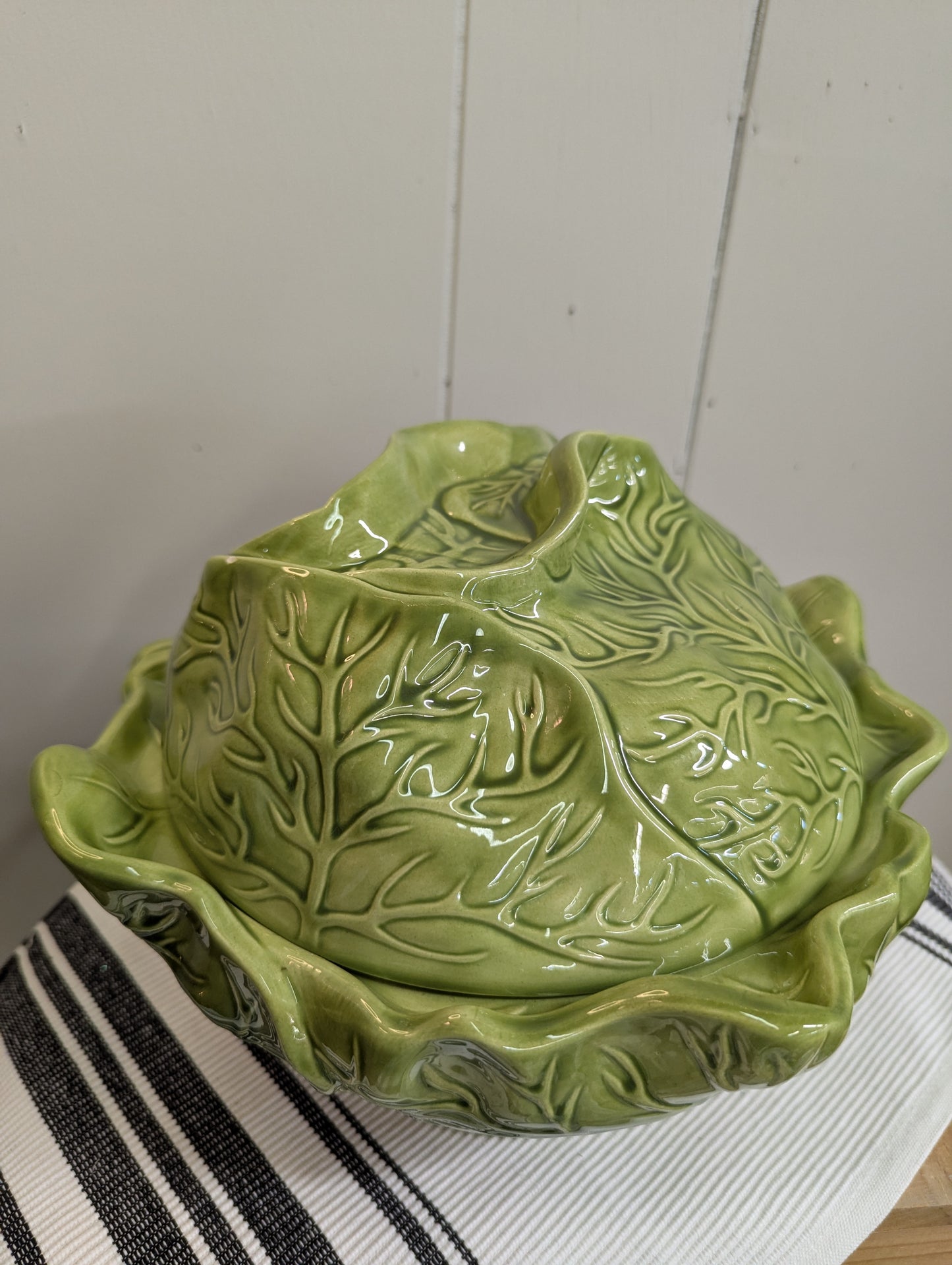 Holland Mold Majolica Cabbage Tureen