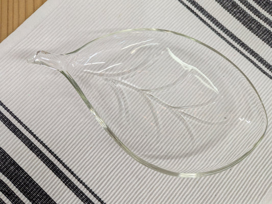 Glass Leaf Dish