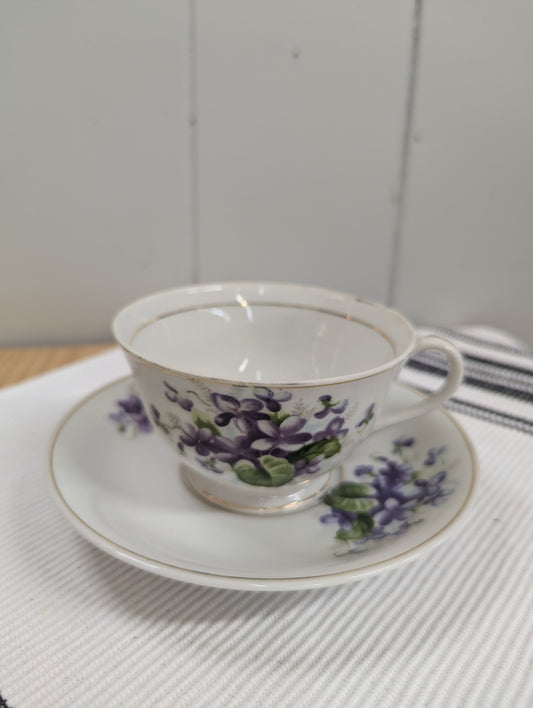 MJ Japan Teacup and Saucer