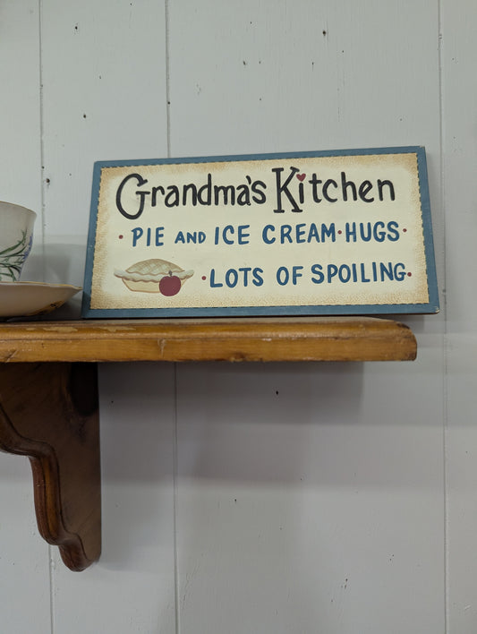 Grandma's Kitchen Plaque