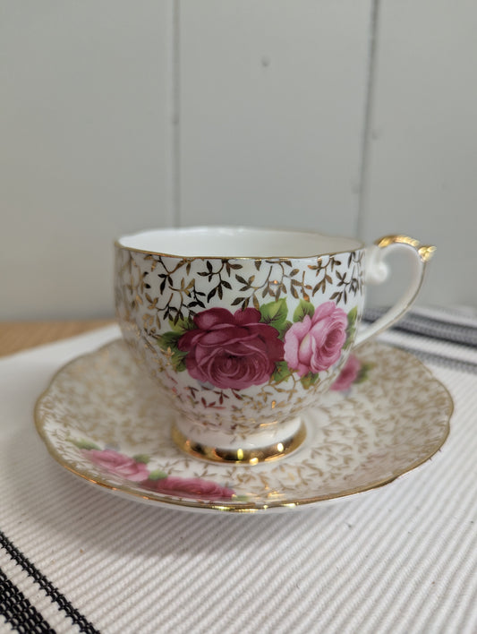 Pink Rose Teacup