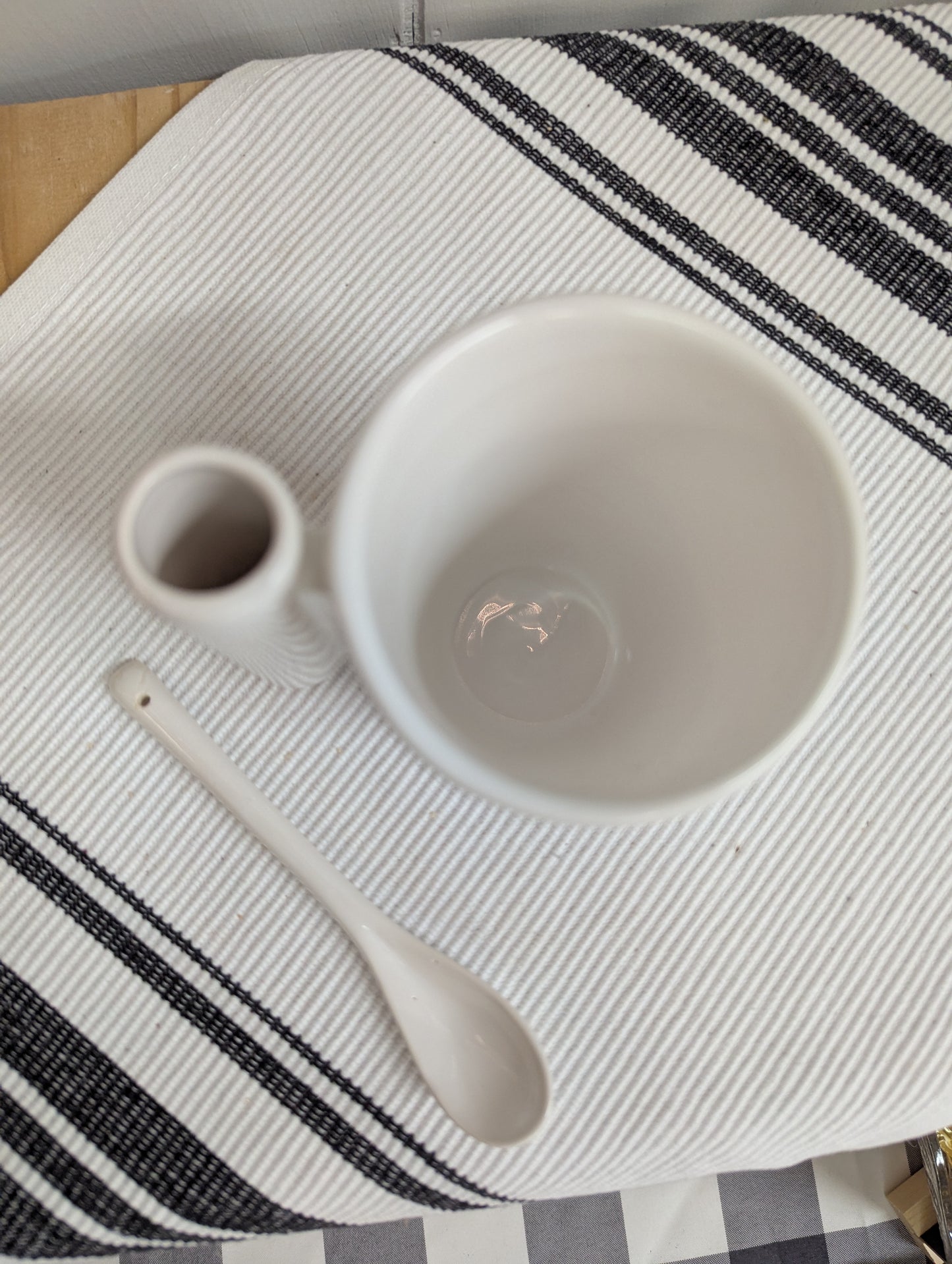 Modern Teacup with Spoon