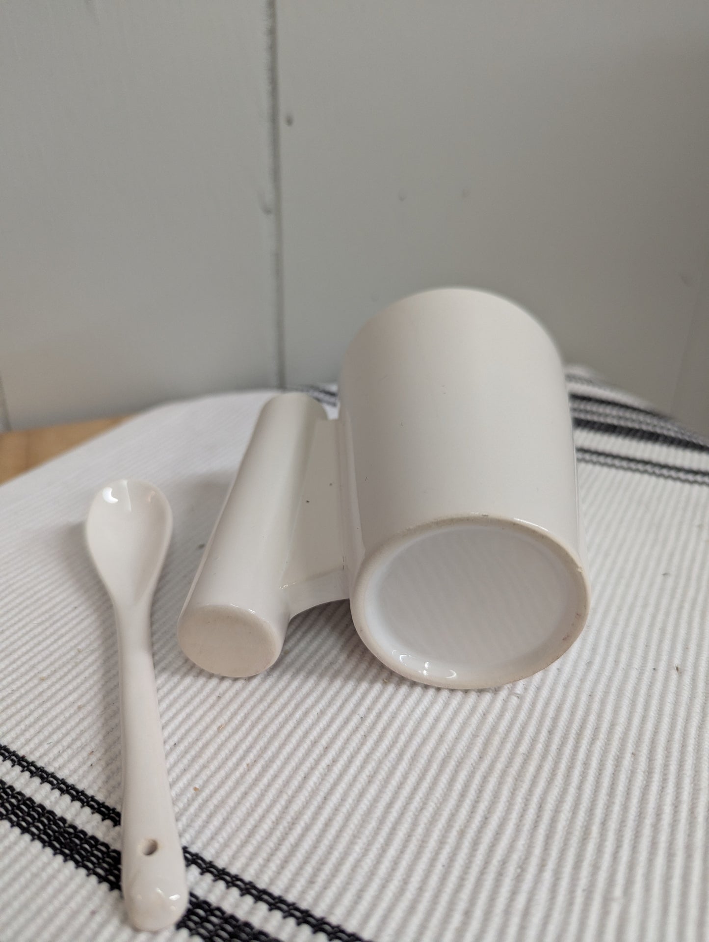 Modern Teacup with Spoon