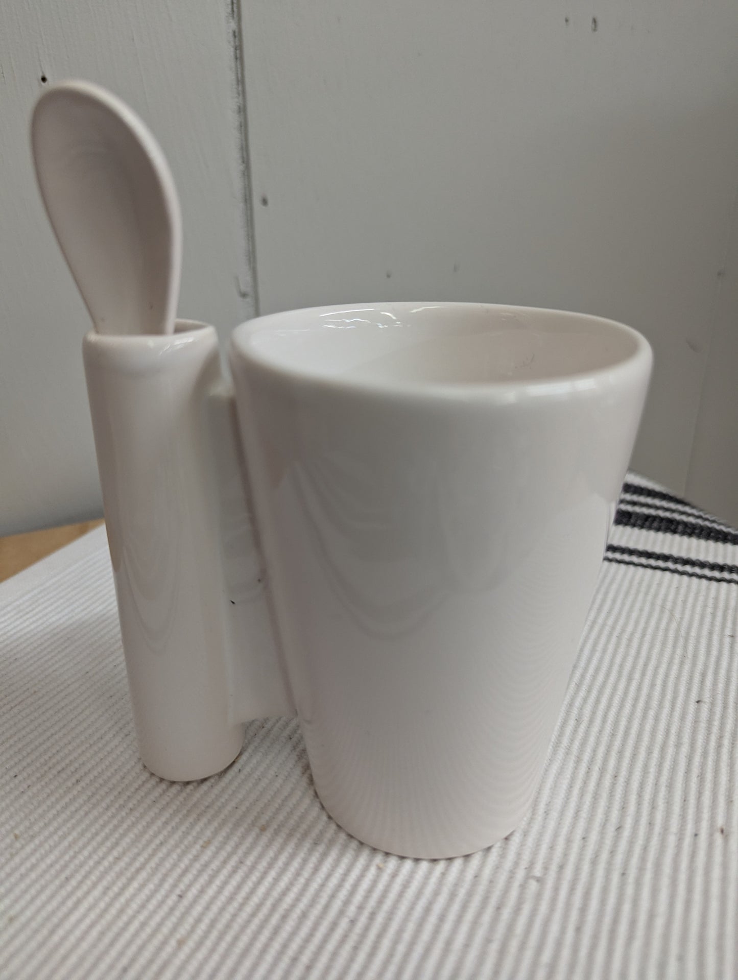Modern Teacup with Spoon