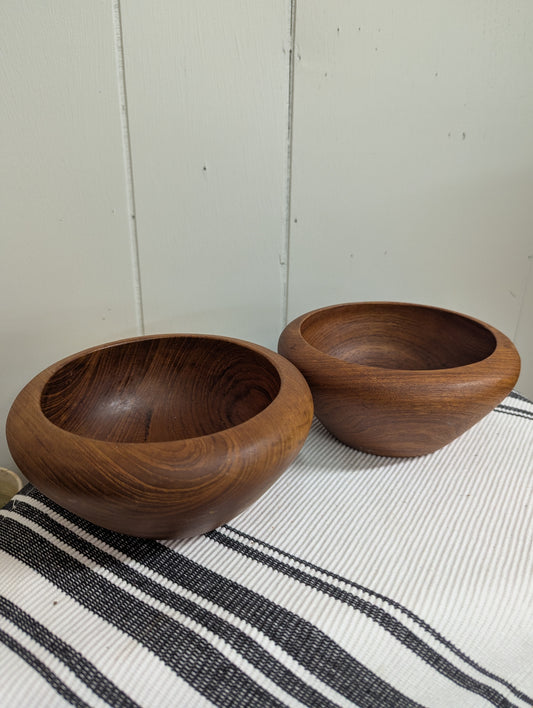 Teak Serving Bowls