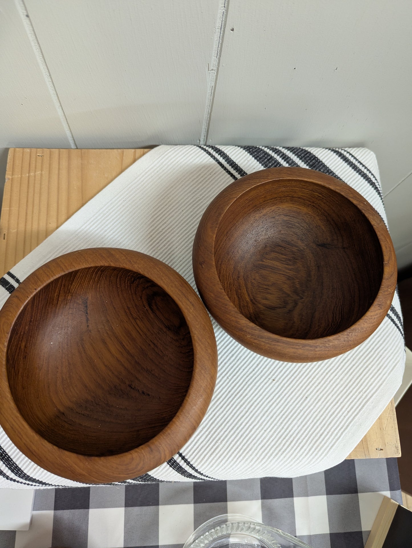 Teak Serving Bowls