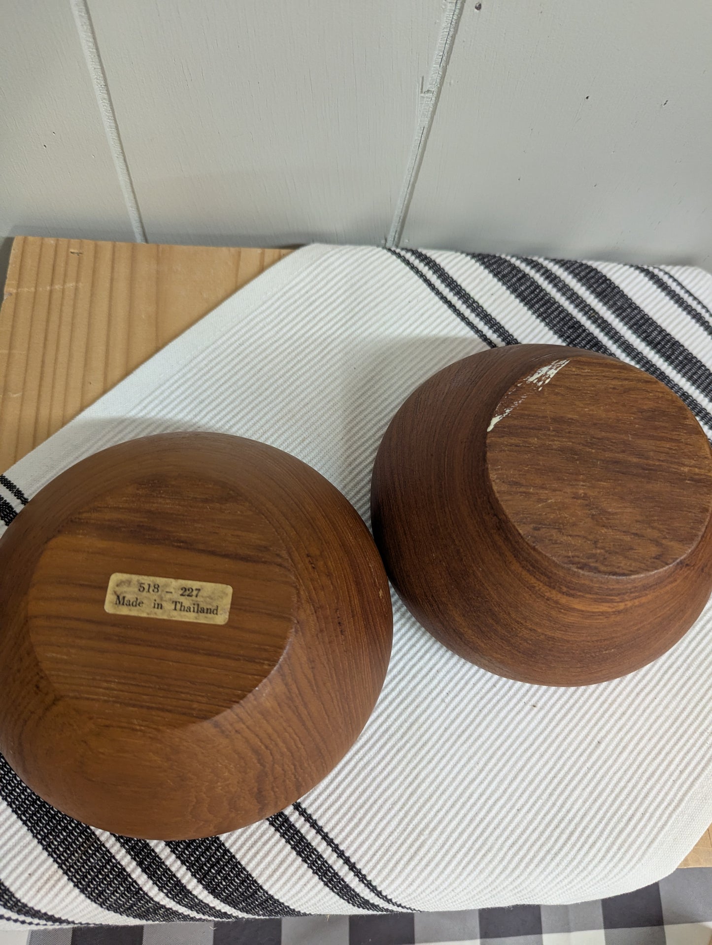Teak Serving Bowls