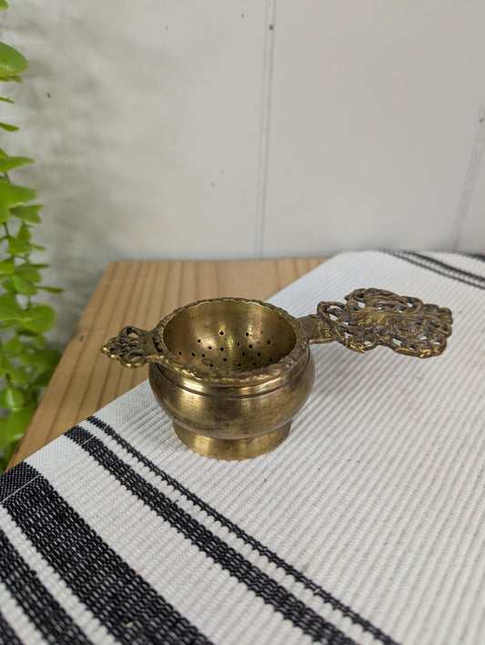 Brass Tea Strainer