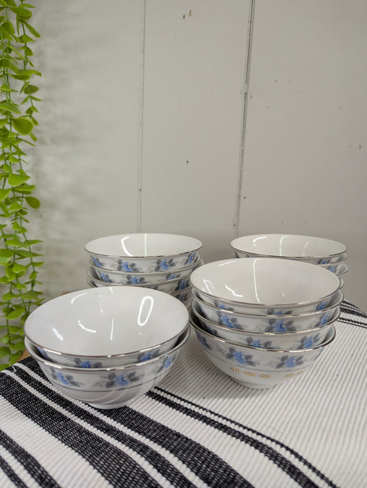 Set of 4 Asian Rice Bowls