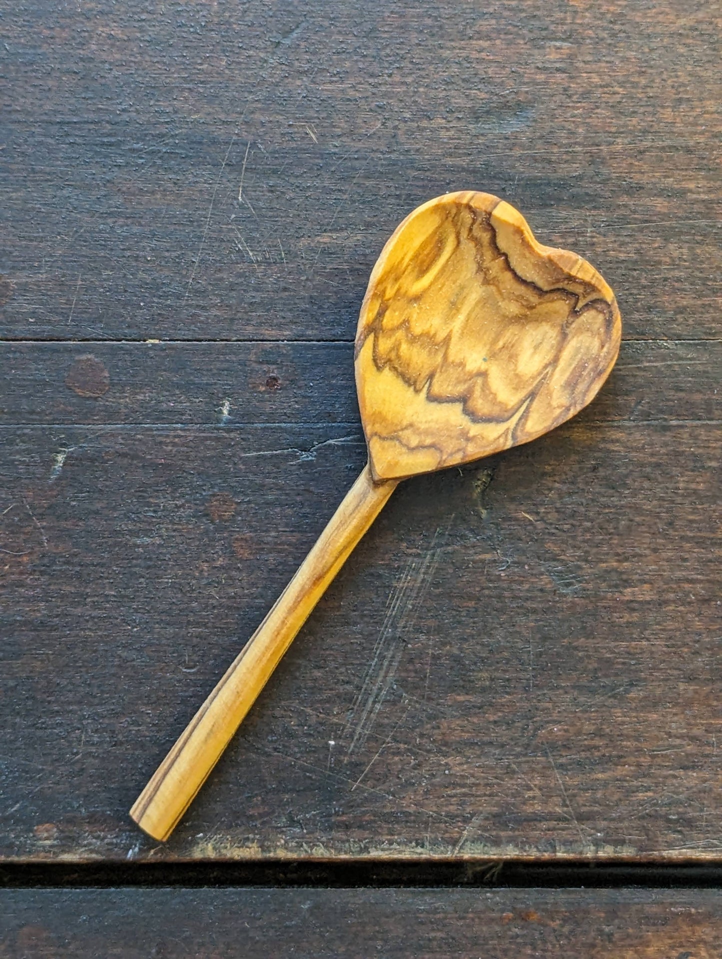 Wooden Heart Teaspoon